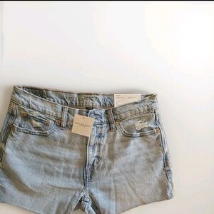 American Eagle Outfitters Light Blue Jean Shorts